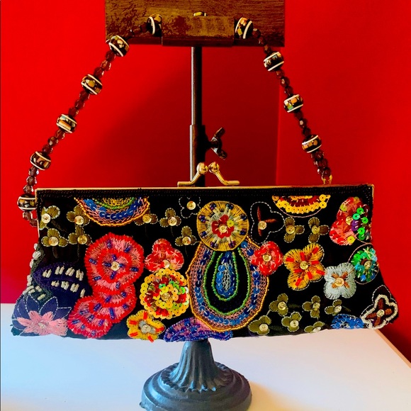Handbags - Beaded Clutch